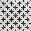 Poole White Matt Patterned Floor Tiles 450x450