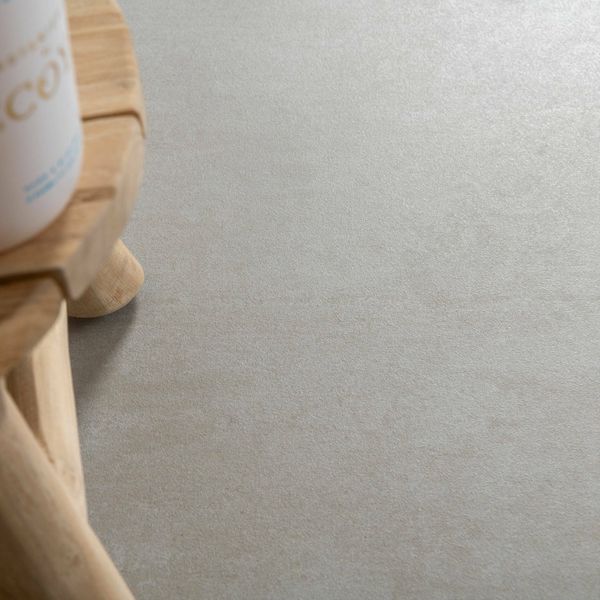 Sample - Porto White Matt Concrete Effect Wall and Floor Tiles 585x585