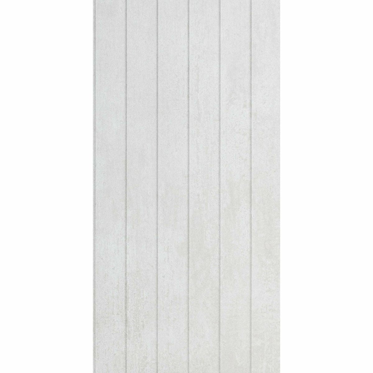 Porto White Matt Decor Concrete Effect Wall Tiles