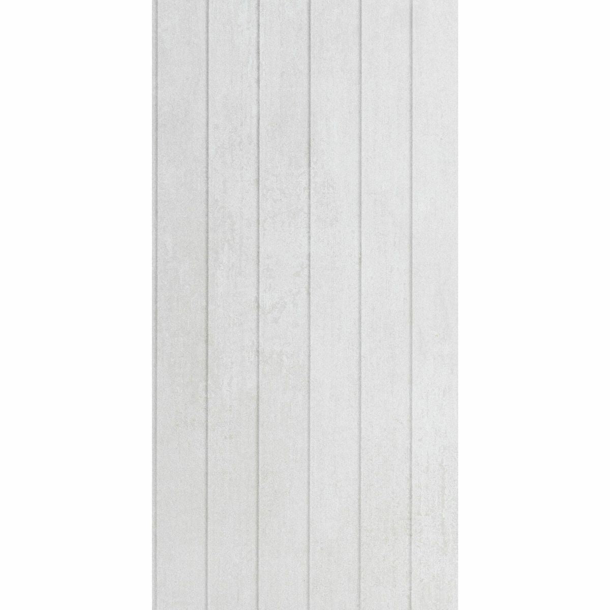 Sample - Porto White Matt Decor Concrete Effect Wall Tiles