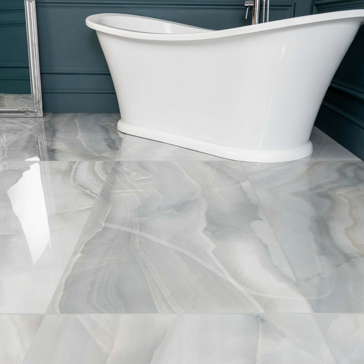 Sample - Rodas Smerato Marble Effect Tiles 1200x600