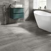 New Pietra Grey Rectified Matt Stone Effect Tile 600x600x7mm