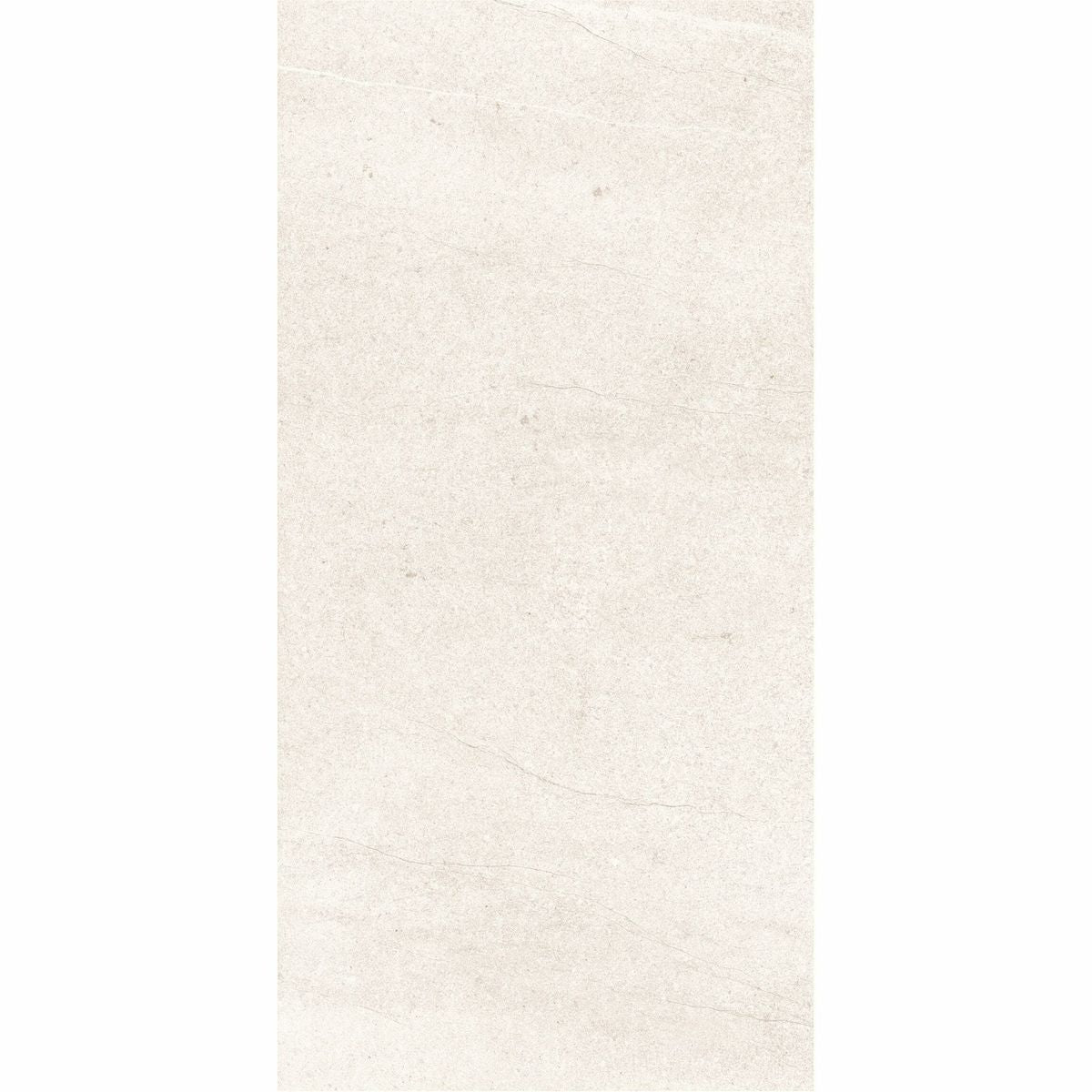 Sample - New Pietra Moda White Rectified Stone Effect Tiles 60X120
