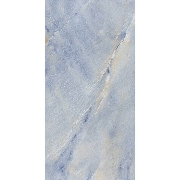 Signature Bahia Blue Gloss Marble Effect Tiles
