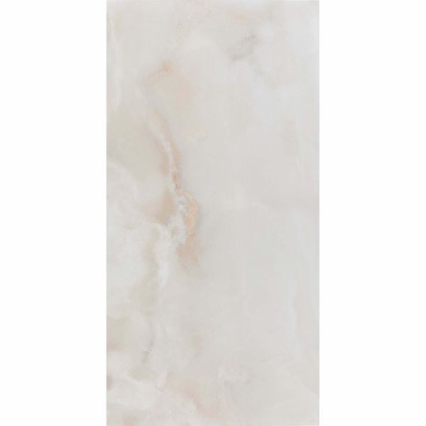 Signature Naza White Gloss Marble Effect Tiles