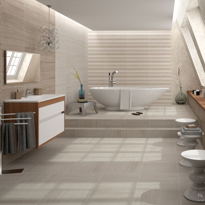 Sample - Sunset Smoke Floor Stone Effect Tile 472x472