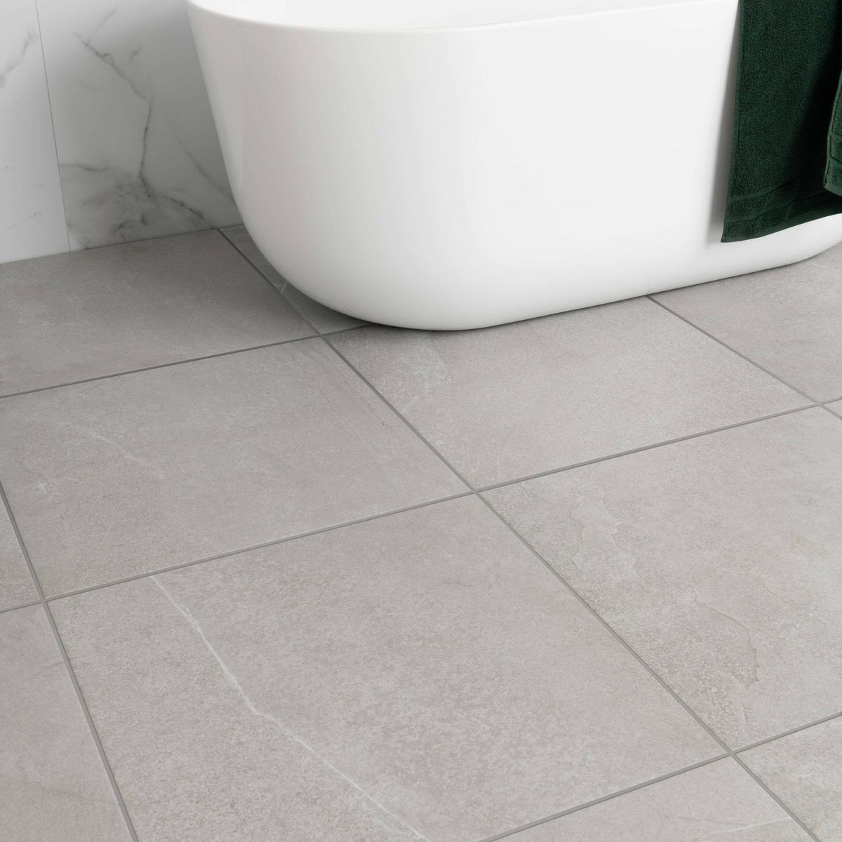 Stoneart Matt Grey Anti Slip Stone Effect Wall and Floor Tiles