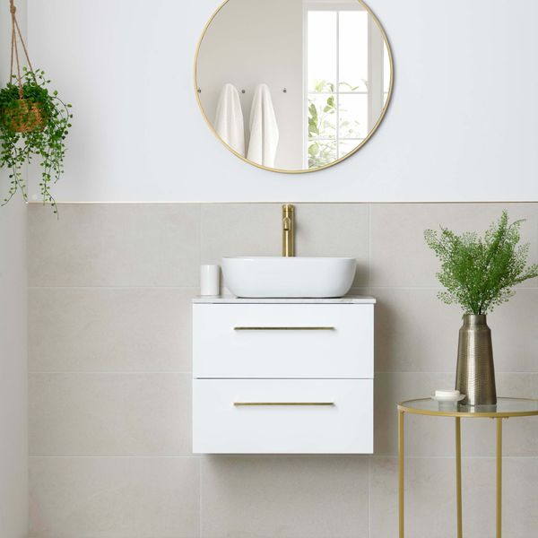 Stoneart Matt White Stone Effect Wall and Floor Tiles