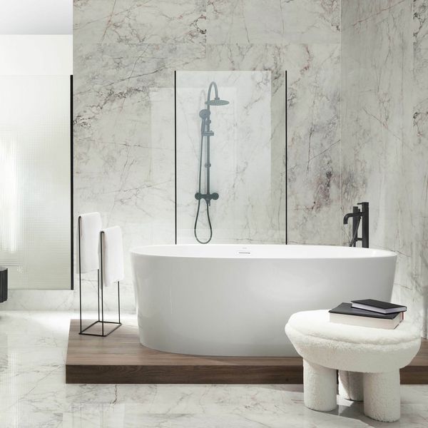 Balance Stone Polished Marble Effect Tiles 1198x598