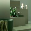 Cielo Verde Green Matt Plain Tiles 598x598