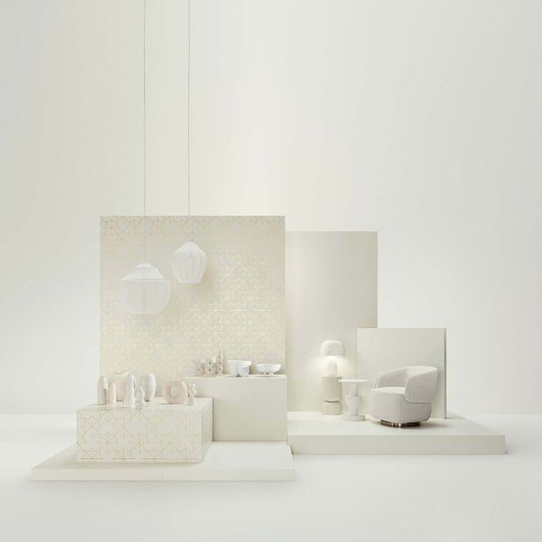 Sample - Cielo Super Bianco White Matt Plain Tiles 598x598