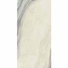 Sample - White Opal Polished Marble Effect Tiles 1198x598