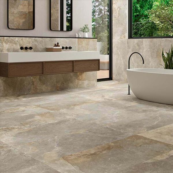 Strato Light Beige Slate Effect Matt 1200x595