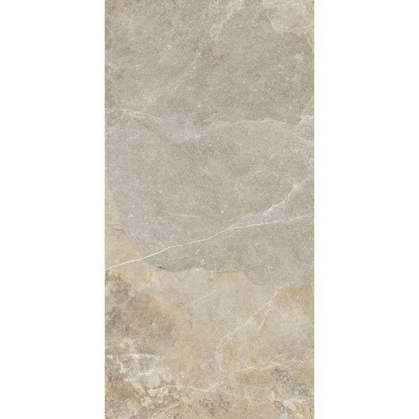 Sample - Strato Light Natural Grey Slate Effect Matt 1200x595