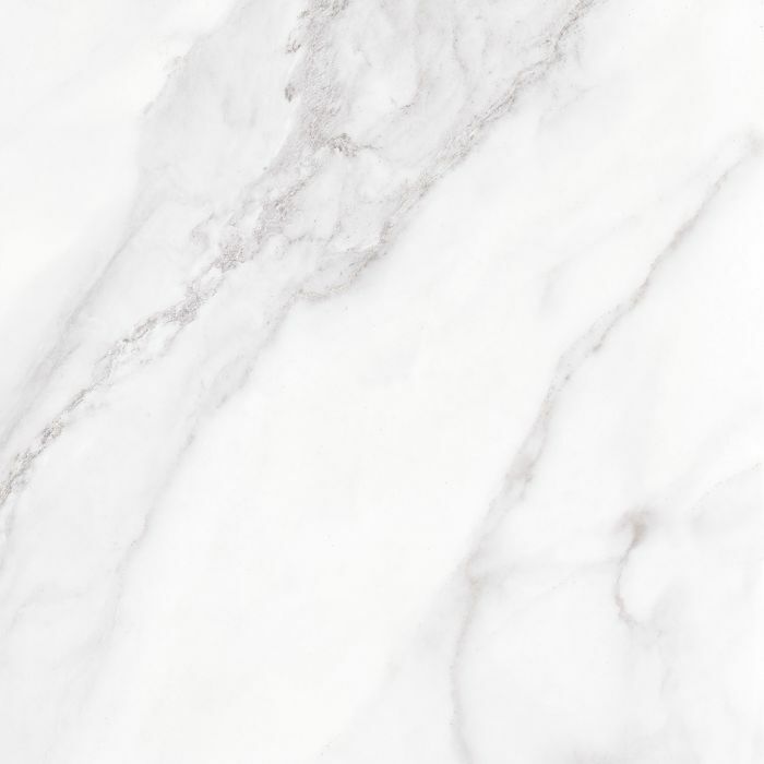 Sublime White Matt Marble Effect Tile 600x600