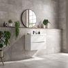 Sample Tapa Grey Rectified Matt Stone Effect Tile 600x300x7mm