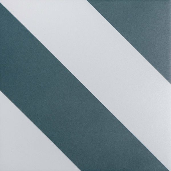 Zebra Green and White Matt Striped Wall and Floor Tiles