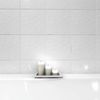 Sample Bumpy Gloss White Wall 15x15