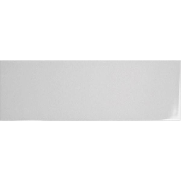 Sample Bricks Light Grey Gloss Ceramic Metro Wall Tiles 300x100x7mm