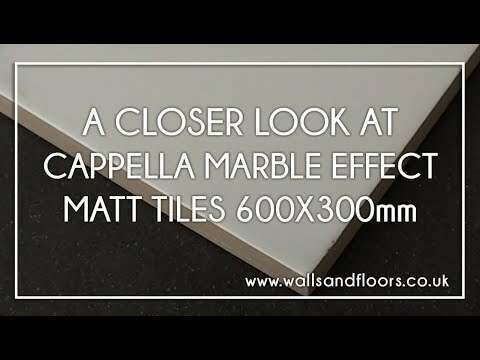 Sample - Palatina 30x60 Matt Marble Effect Tile