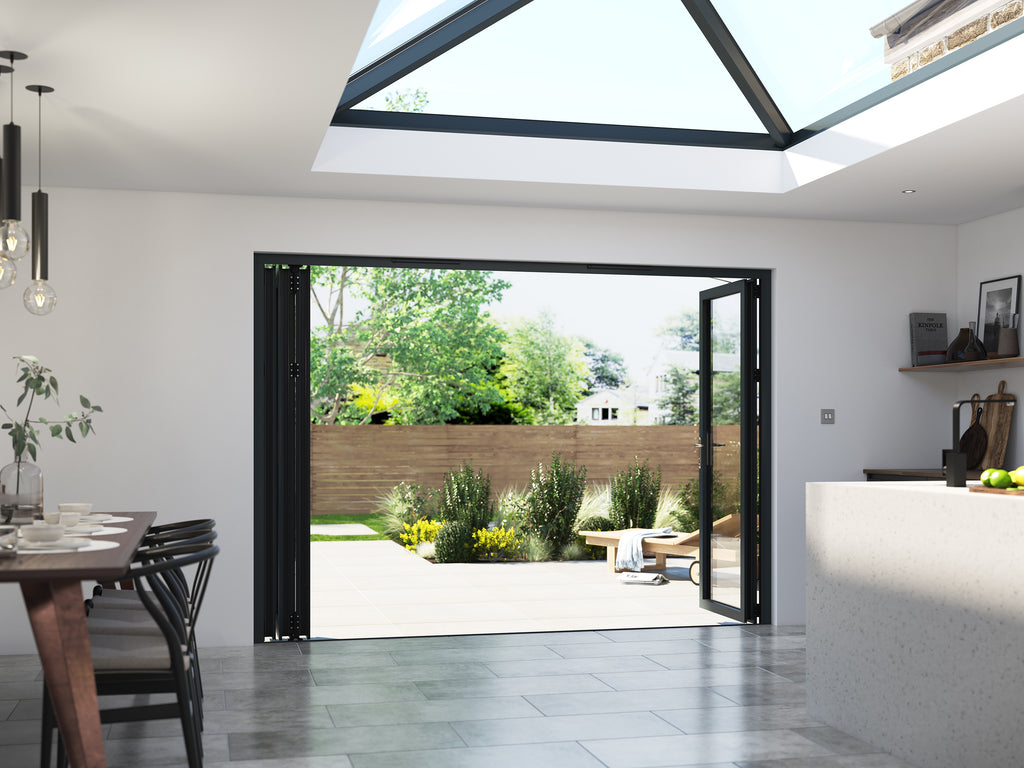 What is a pre-gasketed bifold door?