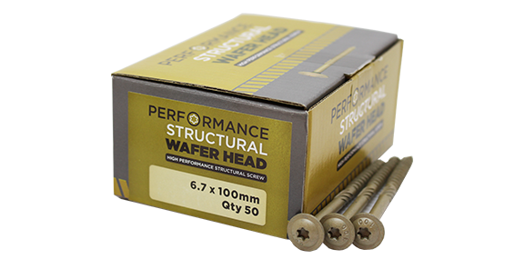 Performance Wafer Head Structural Screws Boxed