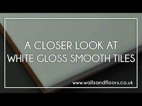 Liso White Gloss Metro Tiles 100x200