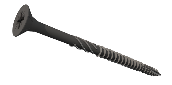 Performance Exterior Screws - Black Countersunk