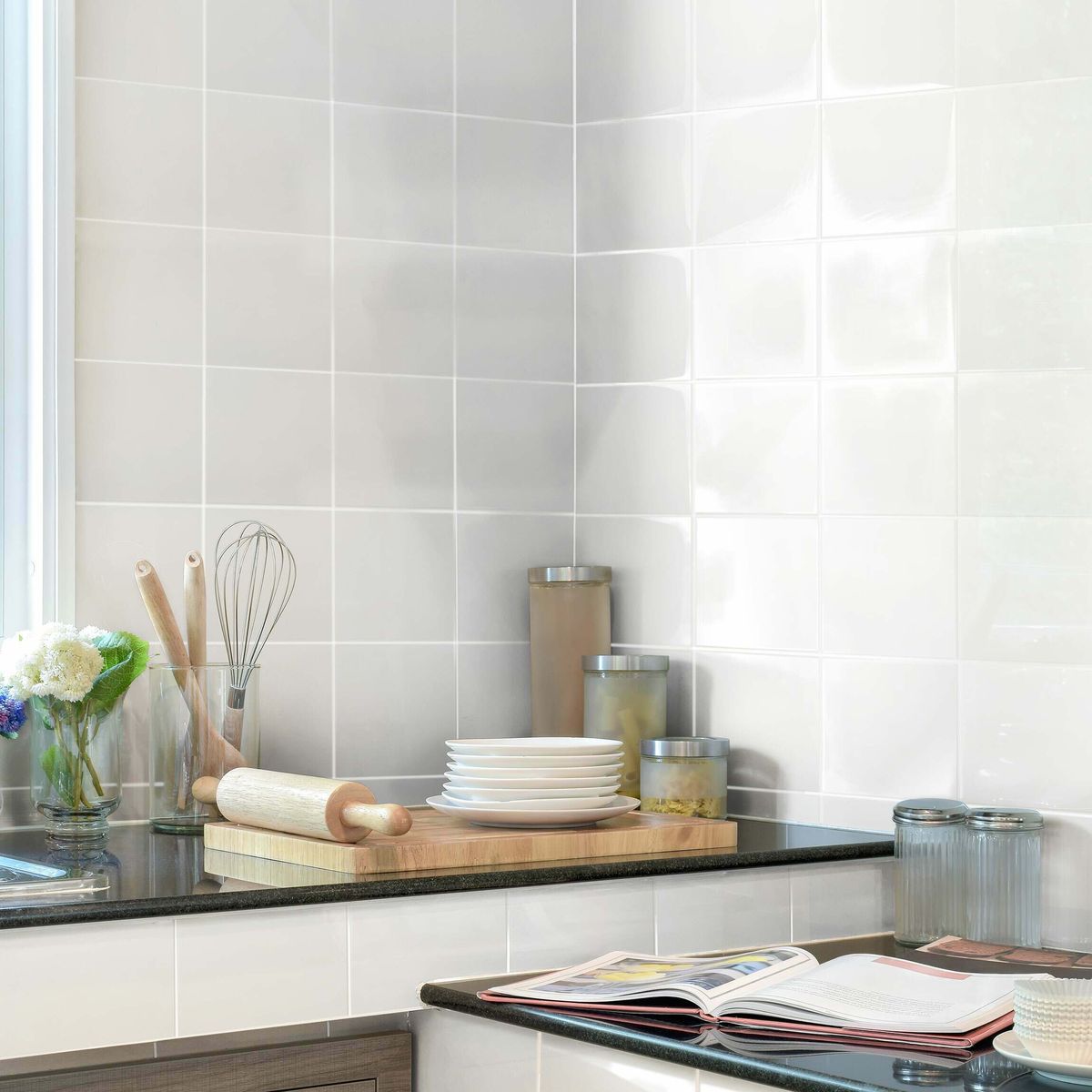 Timeless Matt White Flat Tiles 150x150