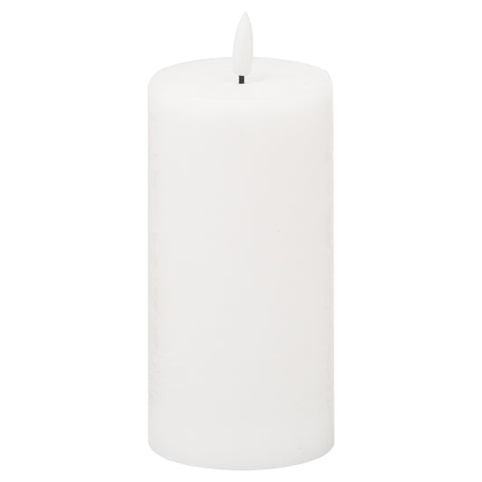 Luxe Collection Natural Glow 3x6 LED White Wax Candle