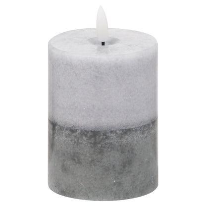 Luxe Collection Natural Glow 3x4 Stone LED Candle