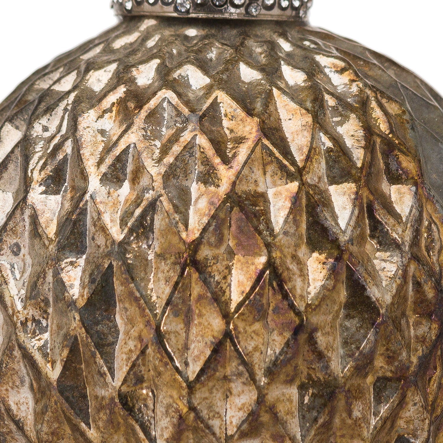 The Noel Collection Burnished  Large Honeycomb Bauble