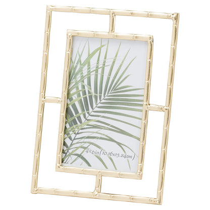 Gold Open Edge Photo Frame 6X4