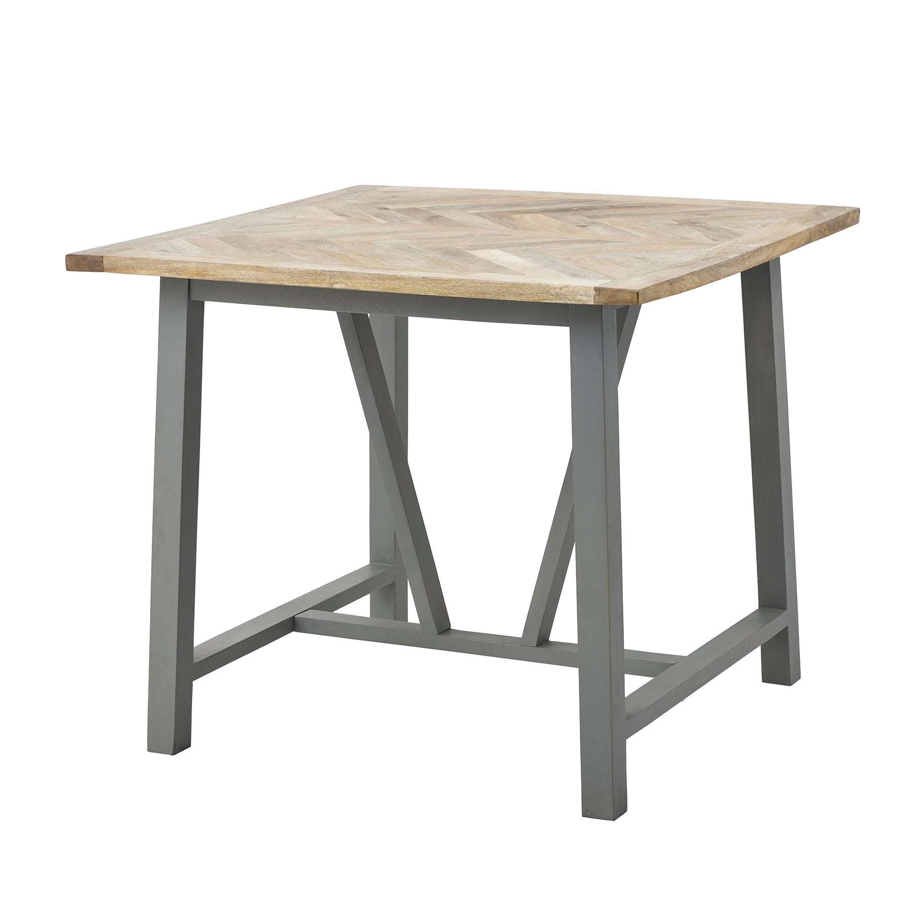 Nordic Grey Collection Square Dining Table