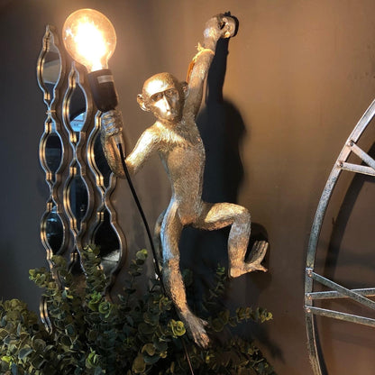 Ringo The Monkey Hanging Silver Light