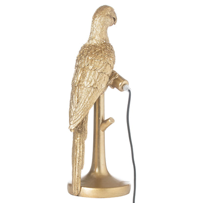 Percy The Parrot Gold Table Lamp