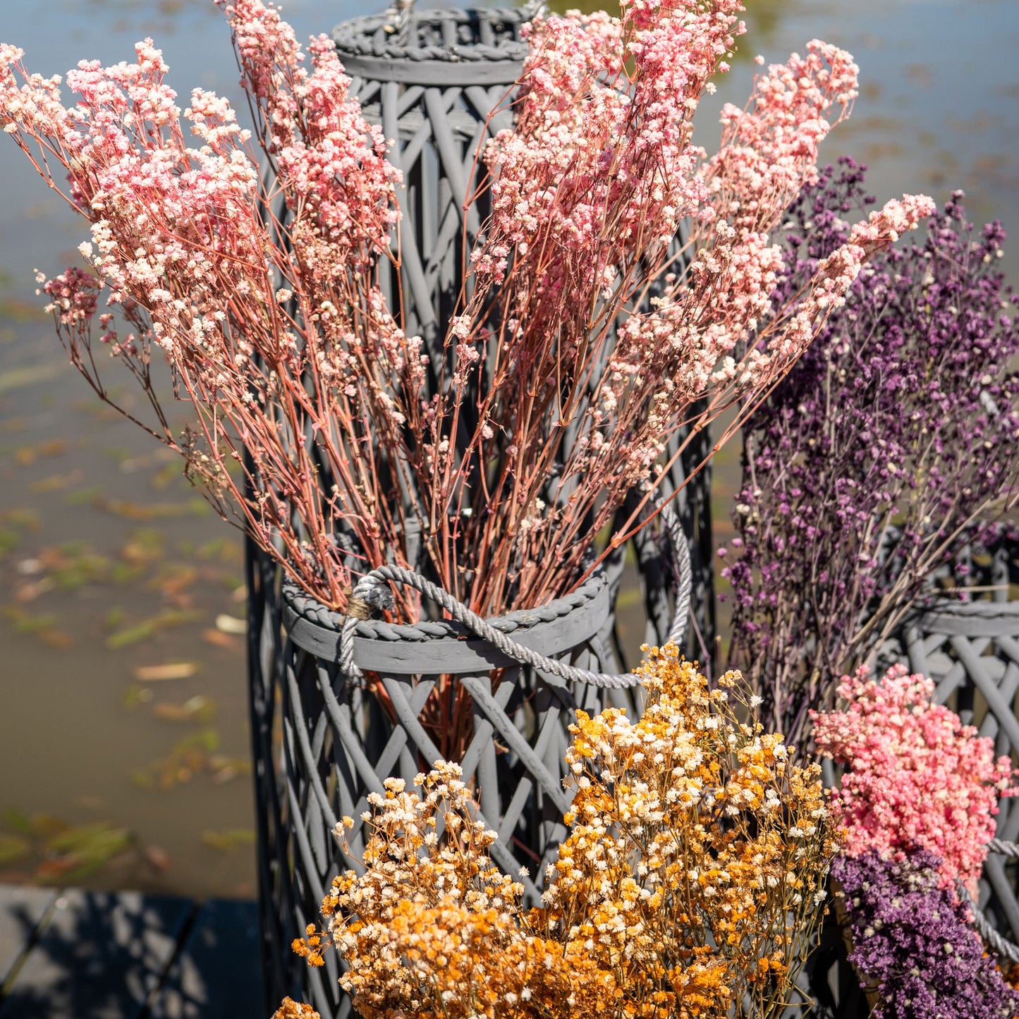 Dried Pale Pink Babys Breath Bunch