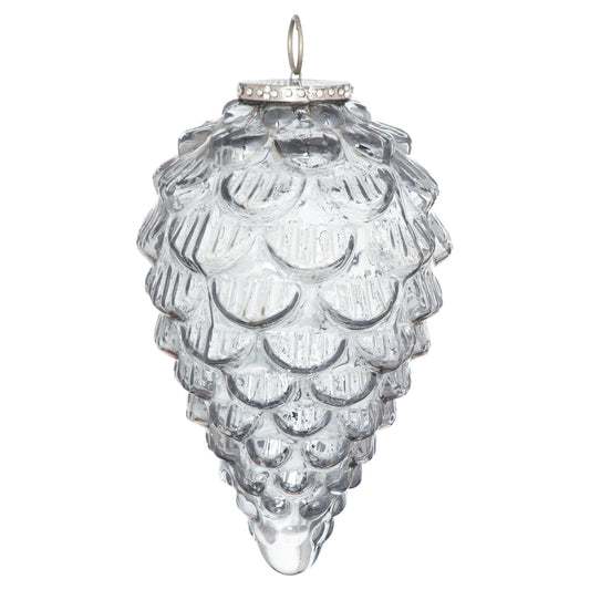 The Noel Collection Smoked Midnight Acorn Large Bauble