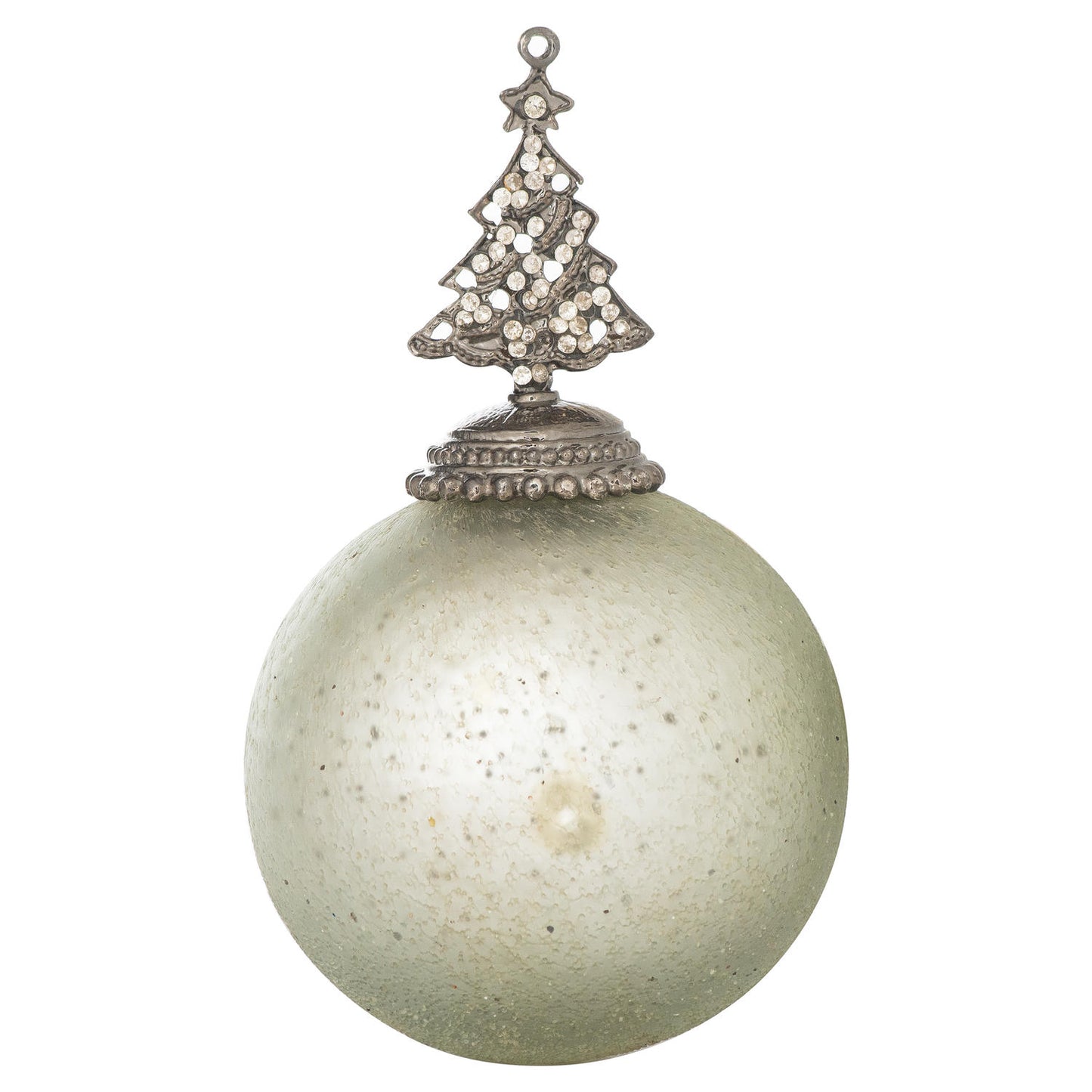 The Noel Midnight Silver Collection Tree Top Bauble