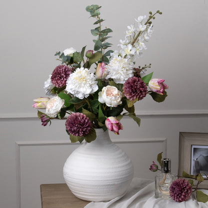 Tall White Delphinium Stem