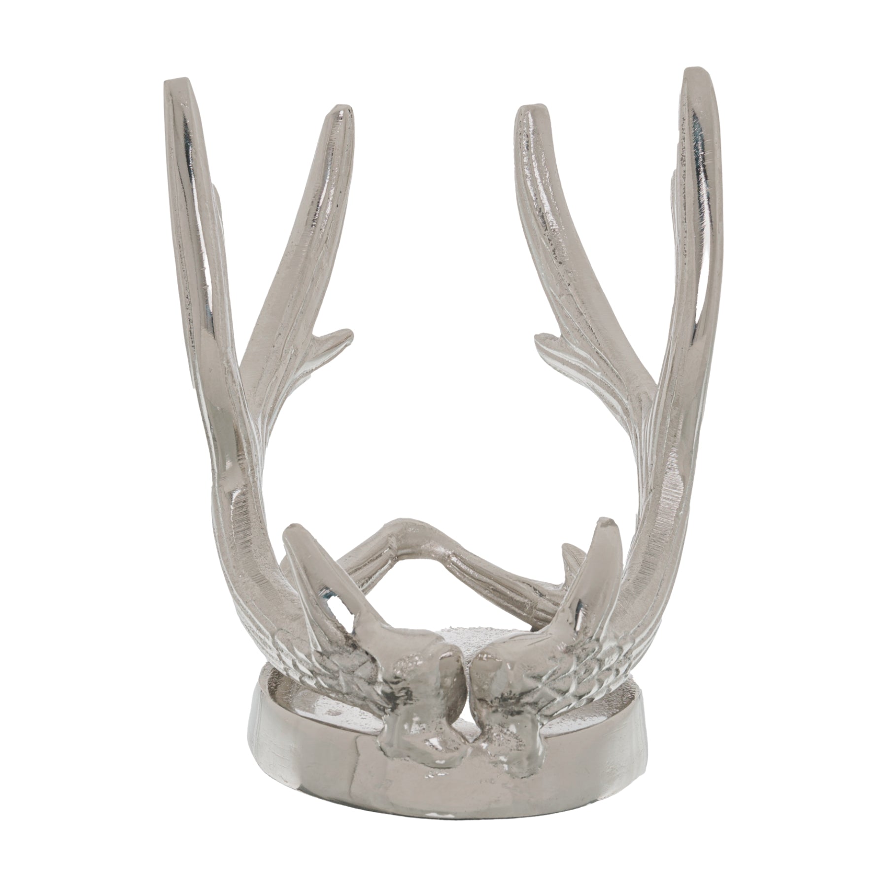 Silver Antler Wine Bottle Holder