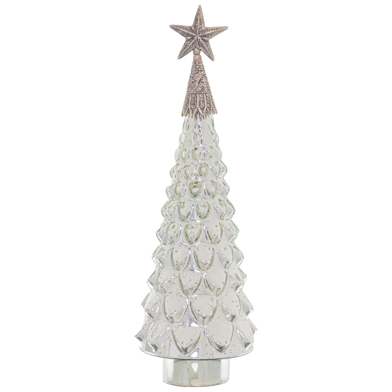 Noel Collection Textured Star Topped Decorative Tree