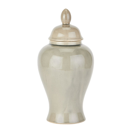 Seville Collection Grey Ginger Jar