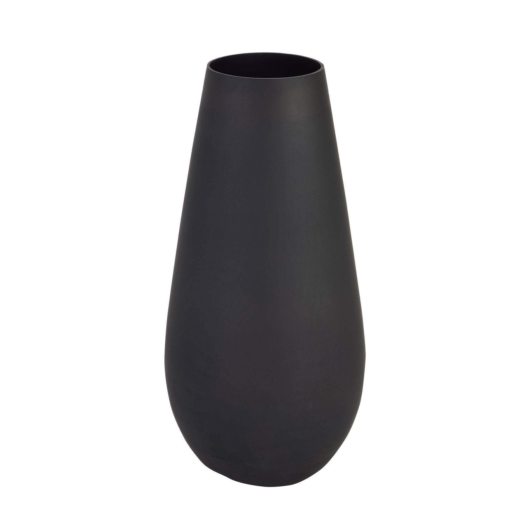 Black Glass Vase