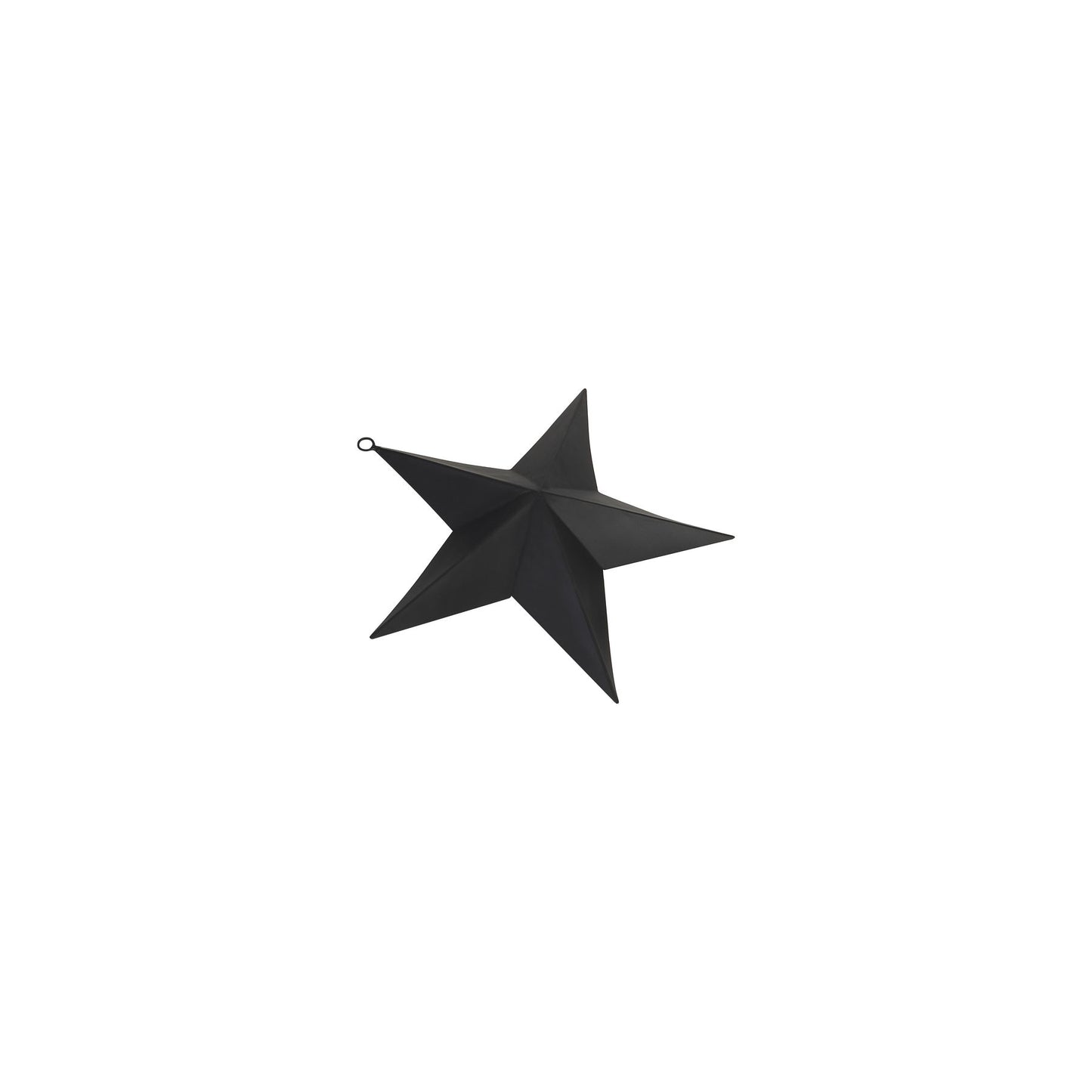 Matt Black Convexed Medium Star