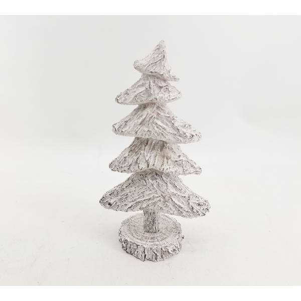 Small Snowy Pine Tree Sculpture