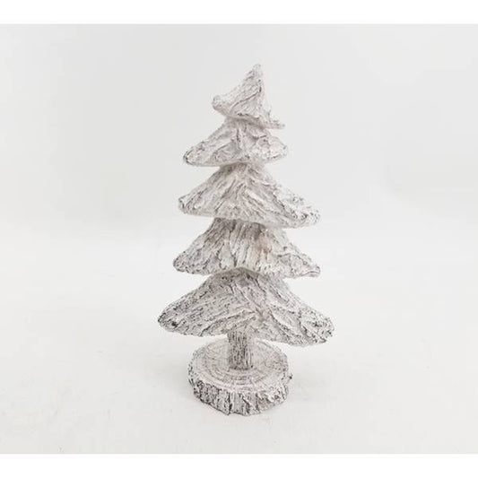 Small Snowy Pine Tree Sculpture