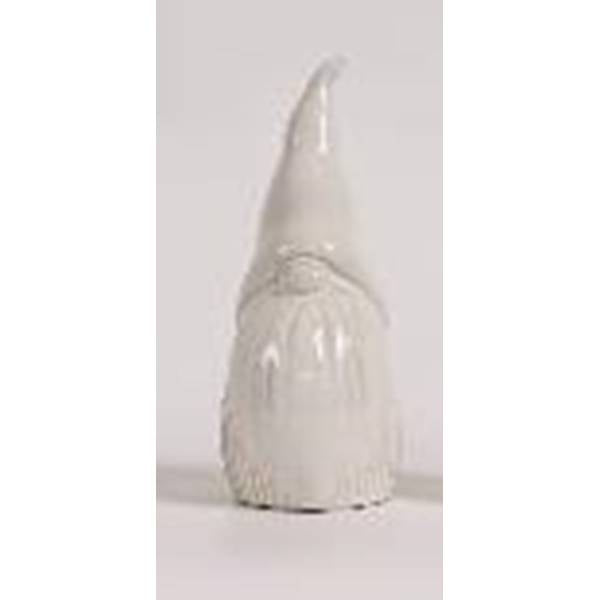 Large White Gnome Ornament