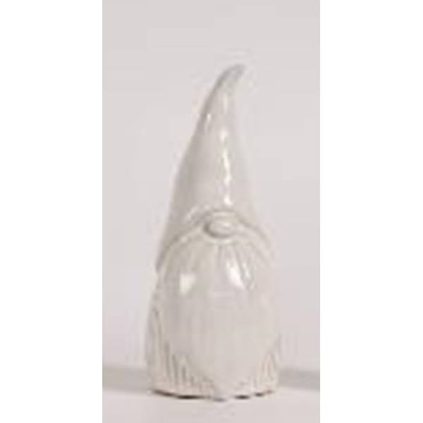 Medium White Gnome Ornament