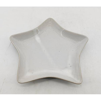 Medium White Ceramic Star Dish